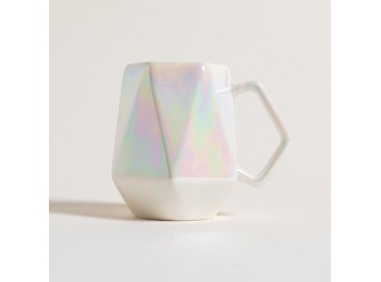 Mug De Porcelana Piramides Pearl 480 Ml