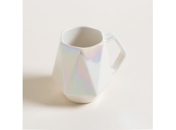 Mug De Porcelana Piramides Pearl 480 Ml