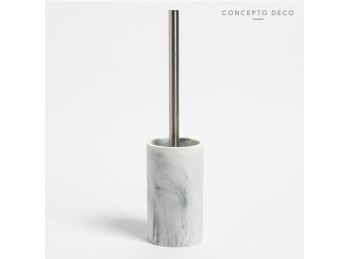 Escobillero Simil Marmol Blanco