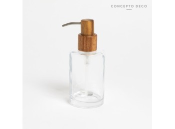 Dispenser Vidrio Madera