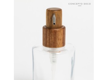 Dispenser Vidrio Madera