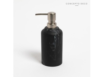 Dispenser Ceramica Simil Marmol Negro