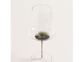 Copa Fondo Y Tallo Negro 500 Ml