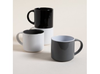 Mug De Ceramica Colores 430 Ml