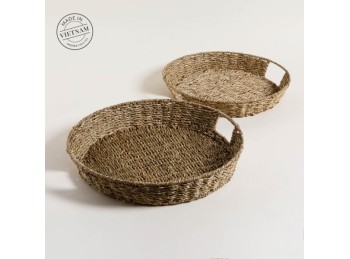  Bandejas Redondas Dalat  Chica 34,5X6 Cm