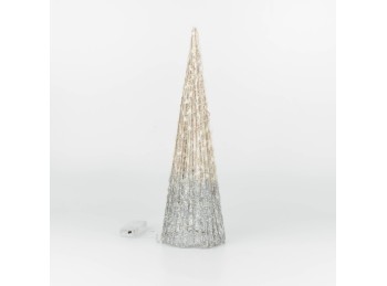 Cono De Hilo Con Luz A Pila 40Cm