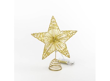 Puntera Dorada Con Hilos Anchos 25 Cm