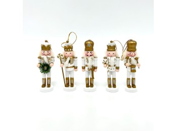 Cascanueces Surtidos Dorado/Blanco12,5Cm