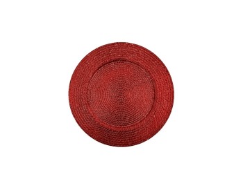 Plato De Sitio Rojo 33 Cm