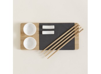 Set De Sushi X 2 Bamboo 30X14X4 Cm