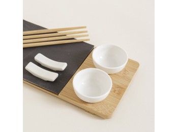 Set De Sushi X 2 Bamboo 30X14X4 Cm