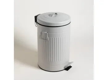Cesto De Basura Americano Acero Grey 12 L