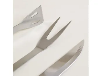 Set de Asado Acero 3 Piezas