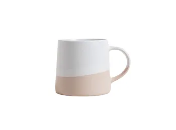 Mug Conico Hueso Y Beige 513 Ml