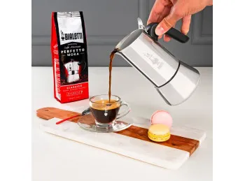 Bialetti Venus Box Cafetera Italiana 0,5 L Plata