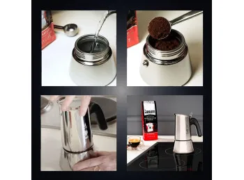 Bialetti Venus Box Cafetera Italiana 0,5 L Plata