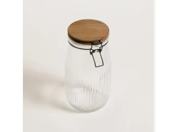 Frasco Hermético Rayas 1500ML