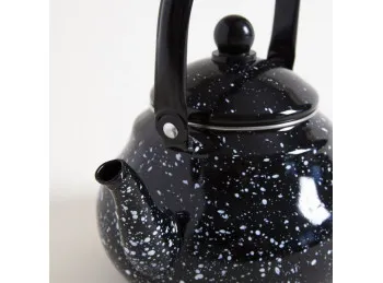 Pava Enamel Negra Salpicre 2L