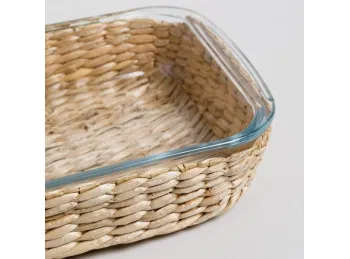 Fuente Rectangular de Borosilicato 29,5x17,5 cm