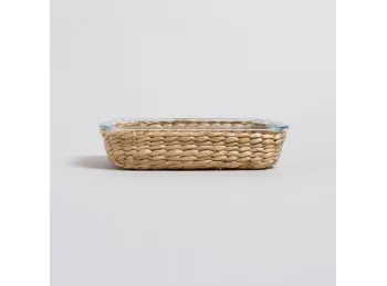 Fuente Rectangular de Borosilicato 26x15 cm