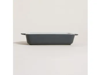 Fuente para Horno Cream y Grey 33x18 cm