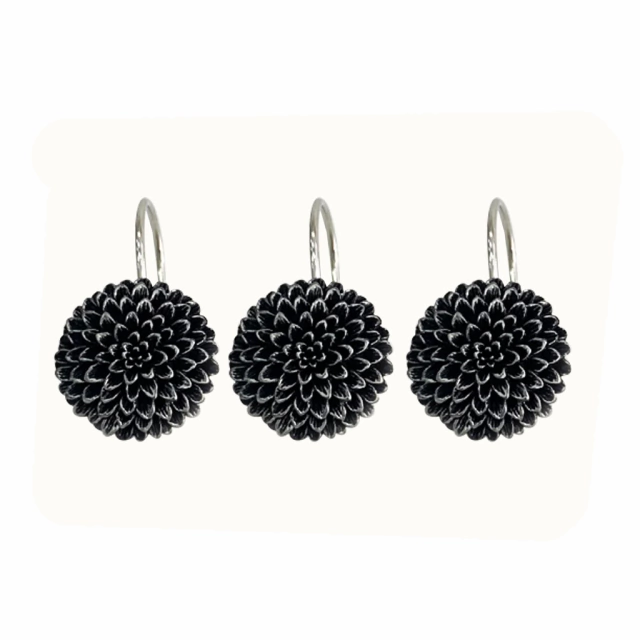 Ganchos de Baño Rossete Negro 