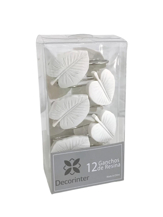 Ganchos para Baño Big Leaft Blanco