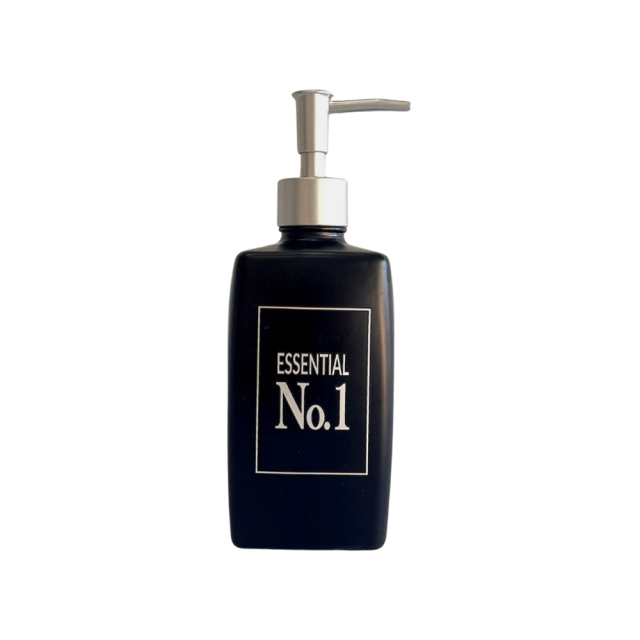 Dispenser de Jabón Liquido Essential Negro