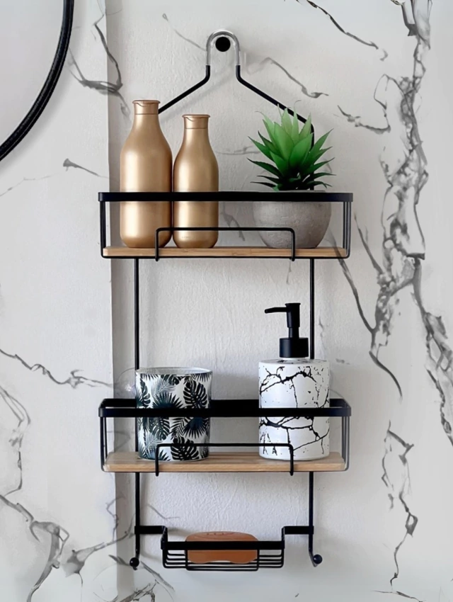 Organizador Colgante Triple Negro
