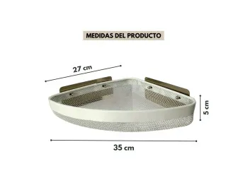 Esquinero Simple Blanco