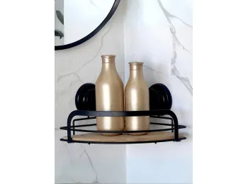Esquinero Simple Bamboo Negro