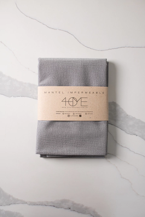 Mantel Impermeable Rafia 1,4x2 Gris 