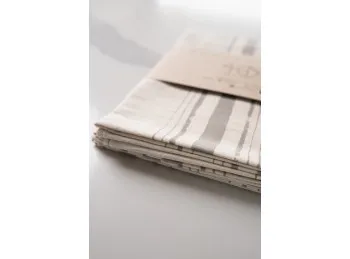 Mantel Tusor Rayas 1,4x2 Gris