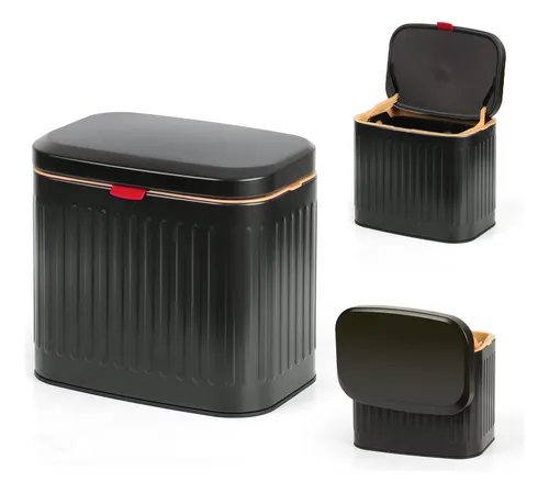 Tacho de Basura Negro 4L