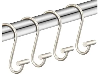 Ganchos para Cortina en Forma de S