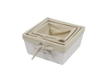 Canasto Forrado Home 21x21x13