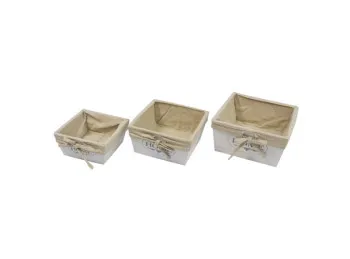 Canasto Forrado Home 21x21x13